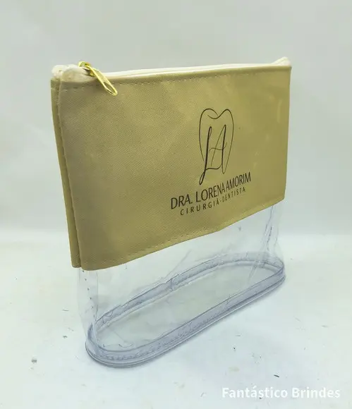 Necessaire Pvc 22cm x 15 cm em Pvc ( com Fundo)