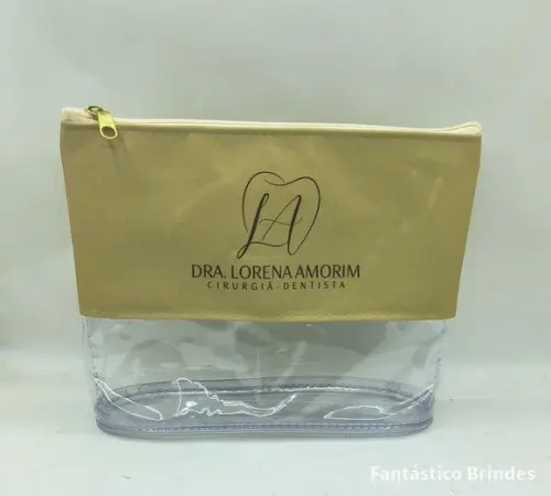 Necessaire Pvc 22cm x 15 cm em Pvc ( com Fundo)