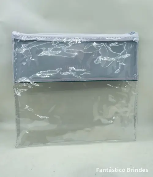 Necessaire Pvc 26 cm x 22 cm em Pvc