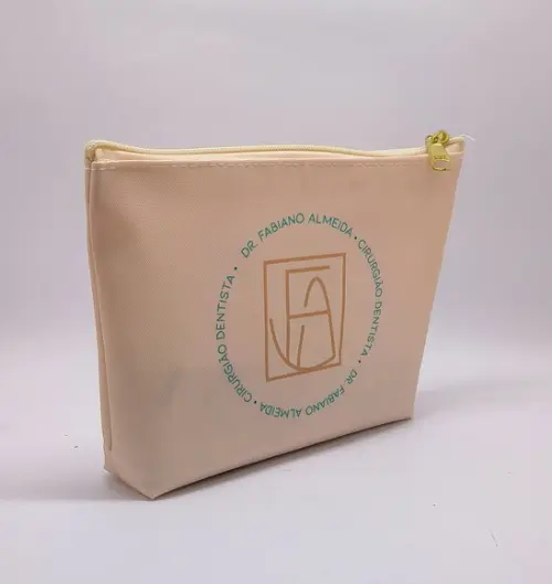 Necessaire Tema Odontologia com 22 cm Bege 001