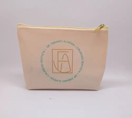 Necessaire Tema Odontologia com 22 cm Bege 001