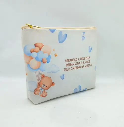 Necessaire Ursinho Baloeiro - Maternidade ou Chá de Bebe