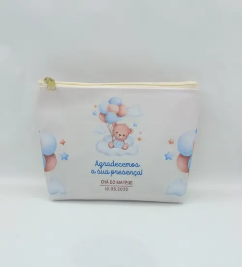 Necessaire Ursinho Baloeiro - Maternidade ou Chá de Bebe