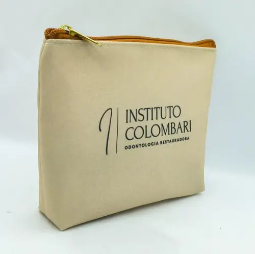 Necessaire Comercial Odontologia 18cm Bege