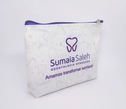 Necessaire Comercial Odontologia 18cm Mod Branca 0013