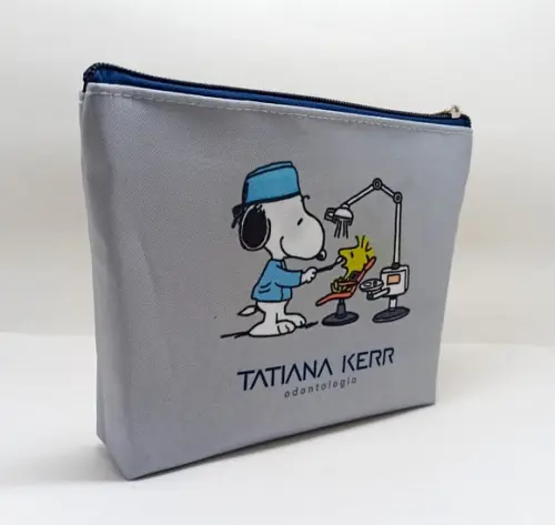 Necessaire Comercial Odontologia Modelo 18cm Cinza 001
