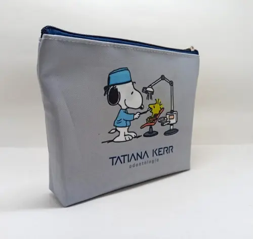 Necessaire Comercial Odontologia Modelo 18cm Cinza 001