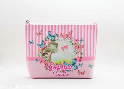 Necessaire Festa Jardim Fadas