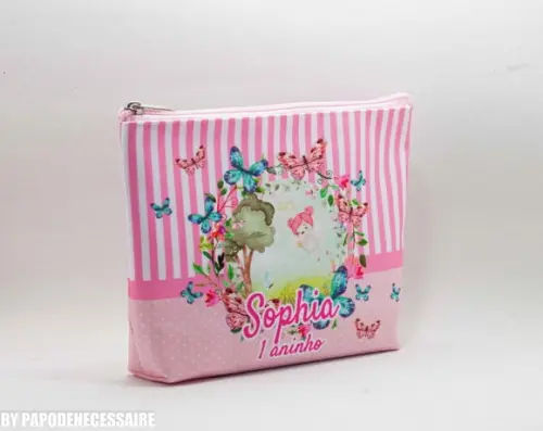 Necessaire Festa Jardim Fadas