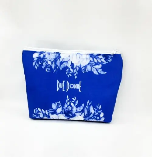 Necessaire Floral Azul