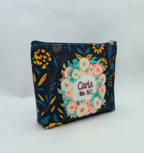 Necessaire Floral Azul 002