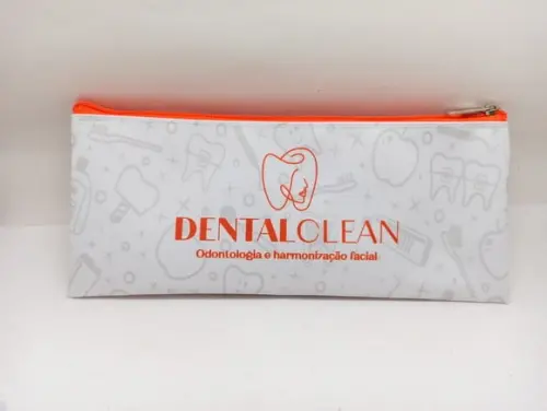 Carteira Comercial Odontologia Modelo 25 cm x 9cm Branca 003