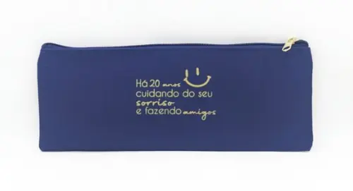 Carteira Odontologia Modelo 25 cm x 9cm - Azul Marinho