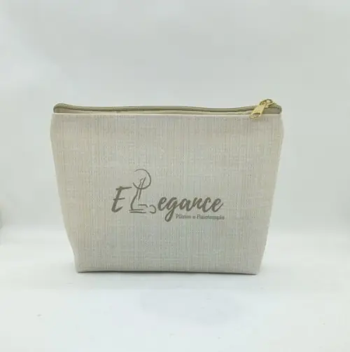 Necessaire Comercial 18cm - Estampa Linho