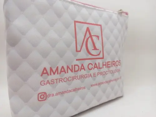 Necessaire Comercial Odontologia 18cm Mod Branca 007