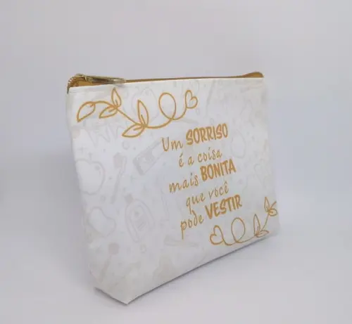 Necessaire Comercial Odontologia 18cm Mod Branca 008