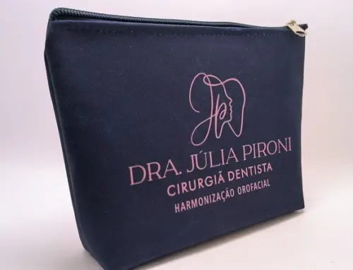 Necessaire Comercial Odontologia 18cm Preta Mod V 007