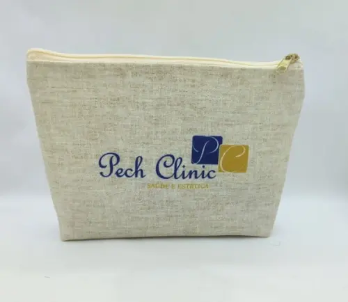 Necessaire Odontologia 18cm Estampa Linho