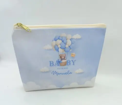 Necessaire Ursinho Baloeiro - Maternidade ou Chá de Bebe