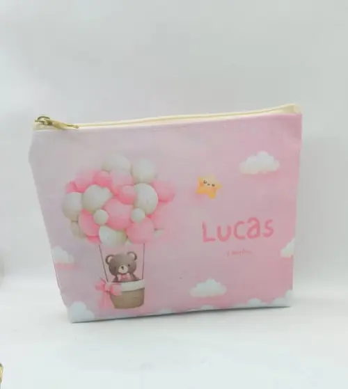 Necessaire Ursinho Baloeiro - Maternidade ou Chá de Bebe