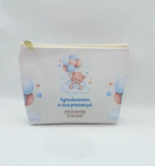 Necessaire Ursinho Baloeiro - Maternidade ou Chá de Bebe