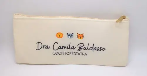 Carteira Odontologia Modelo 25 cm x 9cm Marfim 007