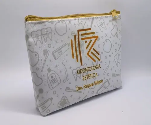 Necessaire Comercial Odontologia 18cm Mod Branca