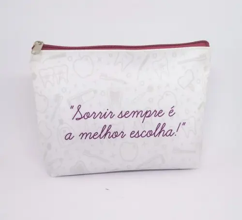 Necessaire Comercial Odontologia 18cm Mod Branca 0013