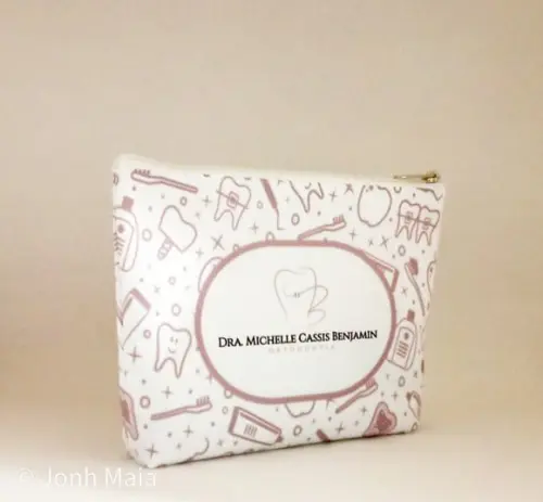 Necessaire Comercial Tema Odontologia Modelo 18cm