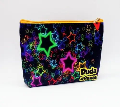 Necessaire Festa Estrela Neon (nao Brilha)