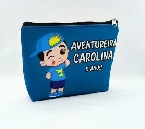 Necessaire Festa os Aventureiros Azul