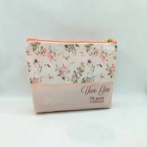 Necessaire Floral - com Nome Individualmente