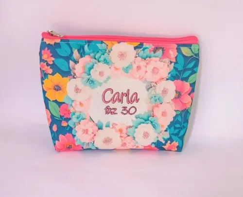 Necessaire Floral Azul 001