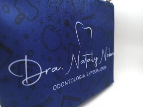 Necessaire Odontologia 18cm Azul Marinho 003