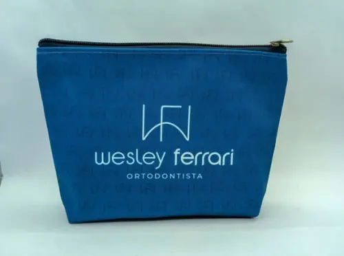 Necessaire Odontologia 18cm Azul 005