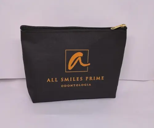 Necessaire Comercial Odontologia 18cm Preta Mod V 004