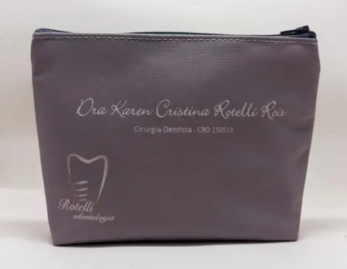 Necessaire Comercial Odontologia Modelo 18cm Cinza 002
