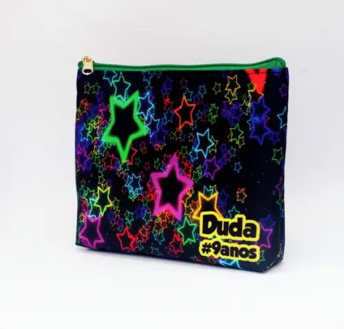 Necessaire Festa Estrela Neon (nao Brilha)
