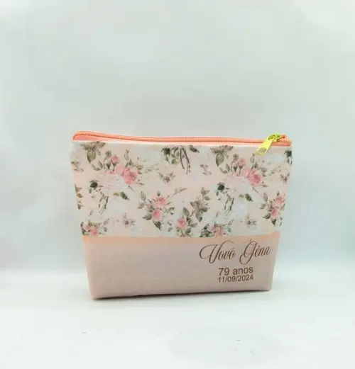 Necessaire Floral - com Nome Individualmente