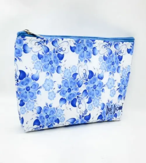 Necessaire Floral Azul