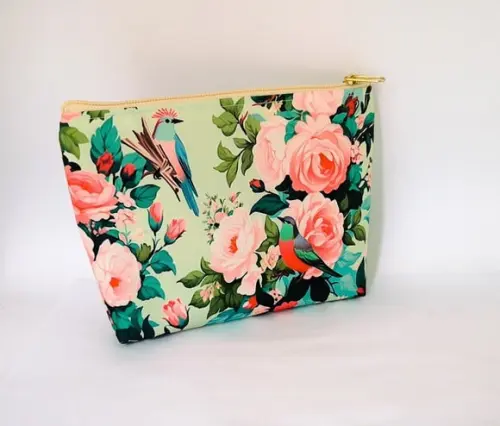 Necessaire Floral e Passaros