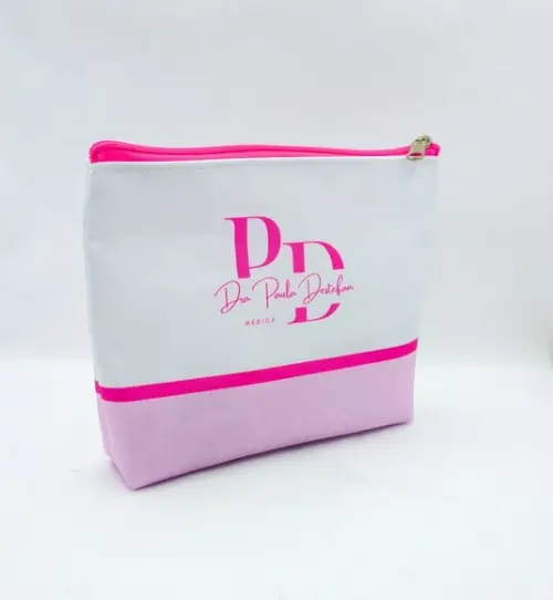 Necessaire Odontologia ou Dentista 18cm Rosa
