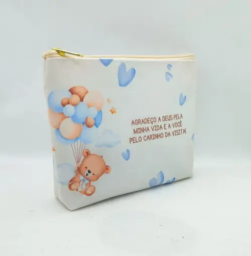 Necessaire Ursinho Baloeiro - Maternidade ou Chá de Bebe