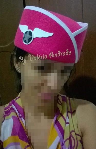 Boina de Comissária com Revestimento