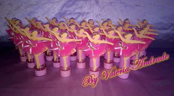 Tubetes Bailarina em E.v.a (kit com 20 Unidades)