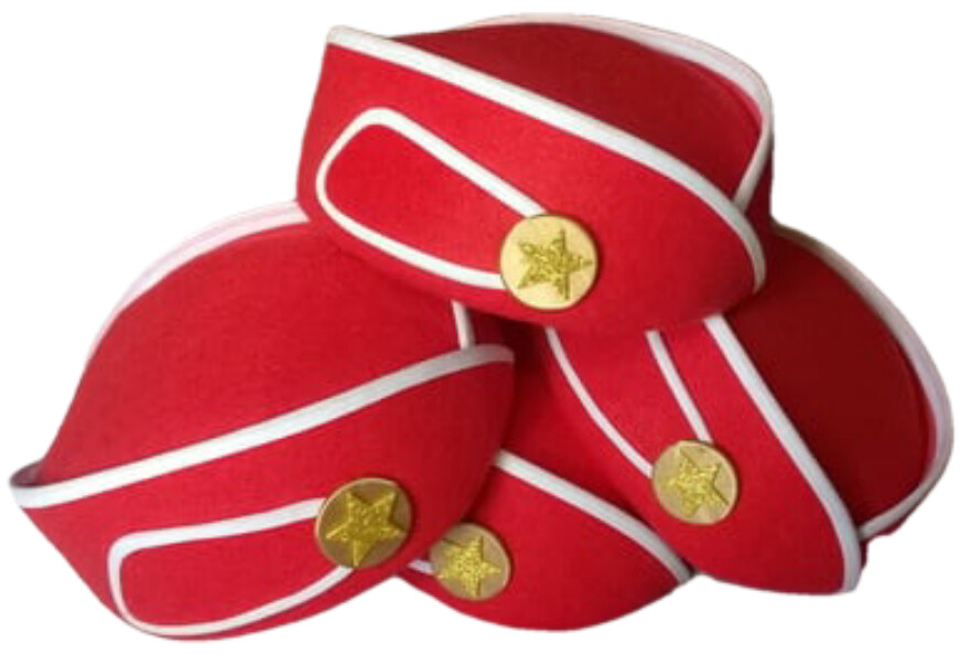 Boina Aeromoça (kit com 4 Unidades)