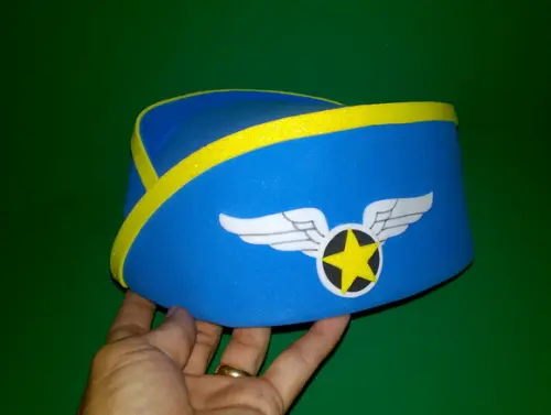 Kit c/ 25 Boinas de Aeromoça e 25 Quepes