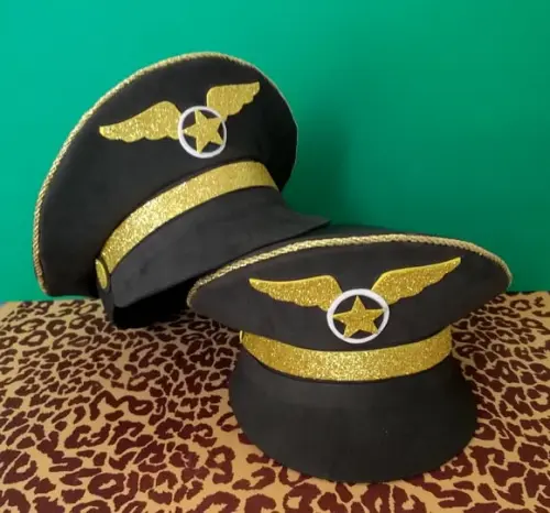 Quepe de Capitão da Aviação em E.v.a (kit com 5 Unidades)