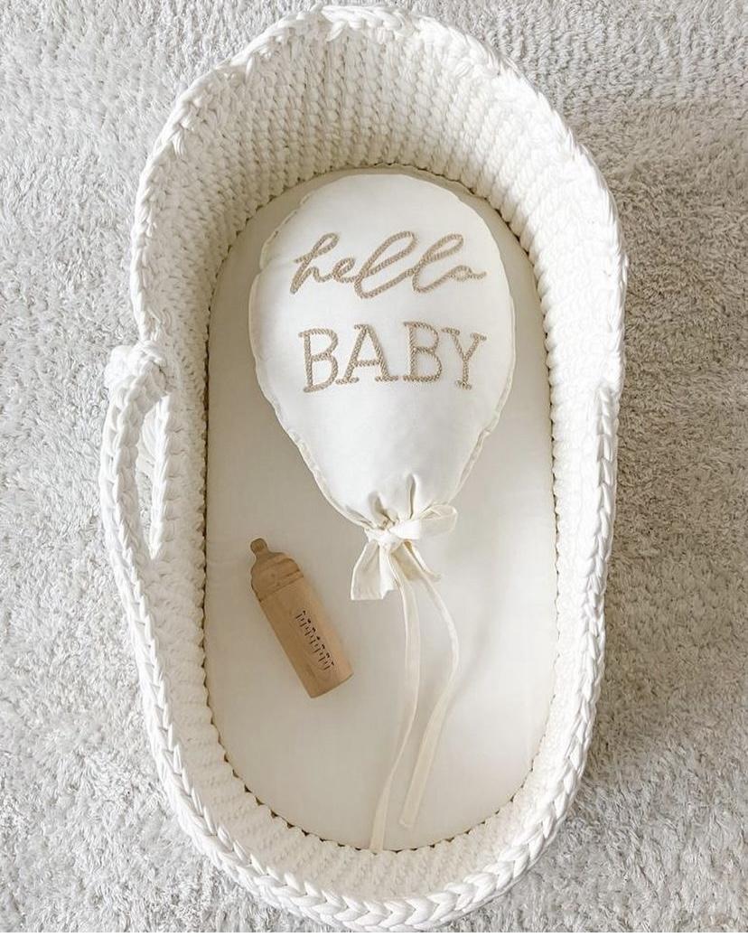 Moisés de crochê para bebê