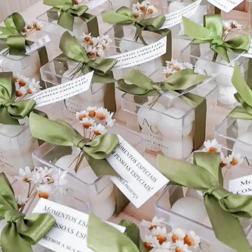Vela Perfumada para Lembrancinha Mini Bubble Personalizada